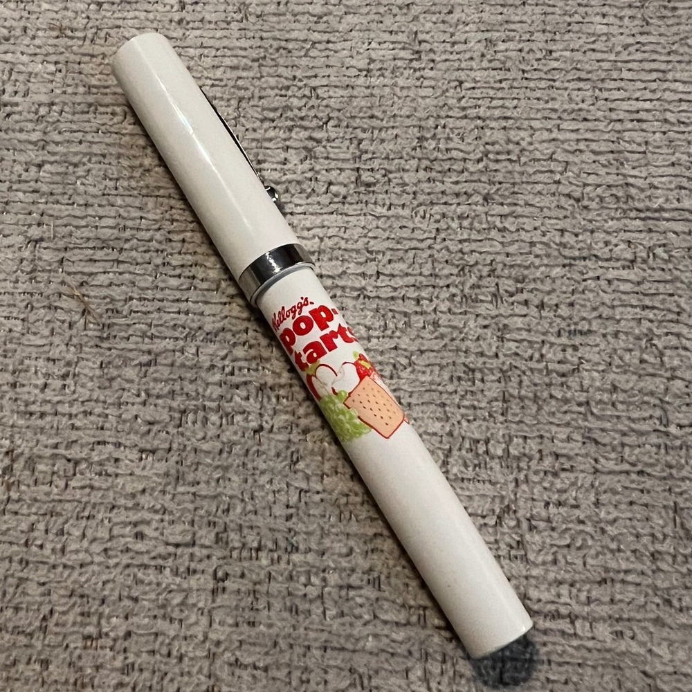 Vintage Kellogg's Pop-Tarts Garland Ballpoint Pen White Collectible with Box
